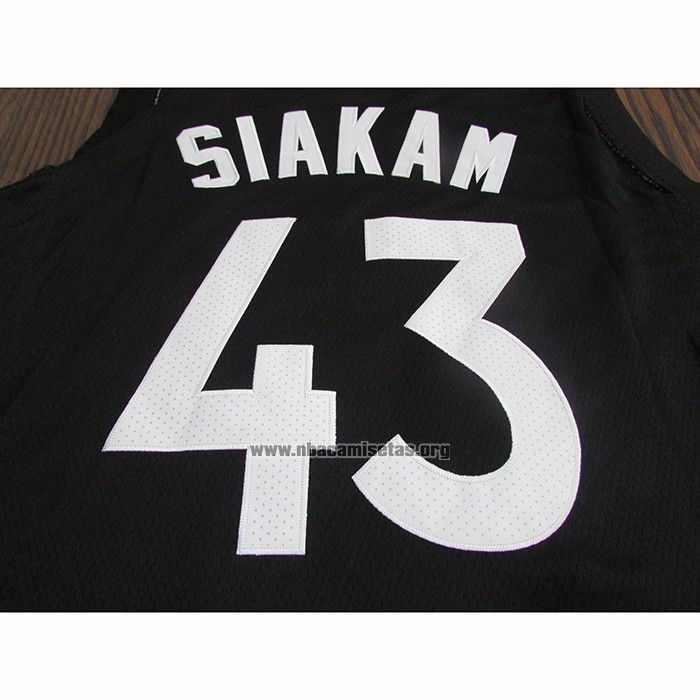 Camiseta Toronto Raptors Pascal Siakam NO 43 Statement 2018 Negro